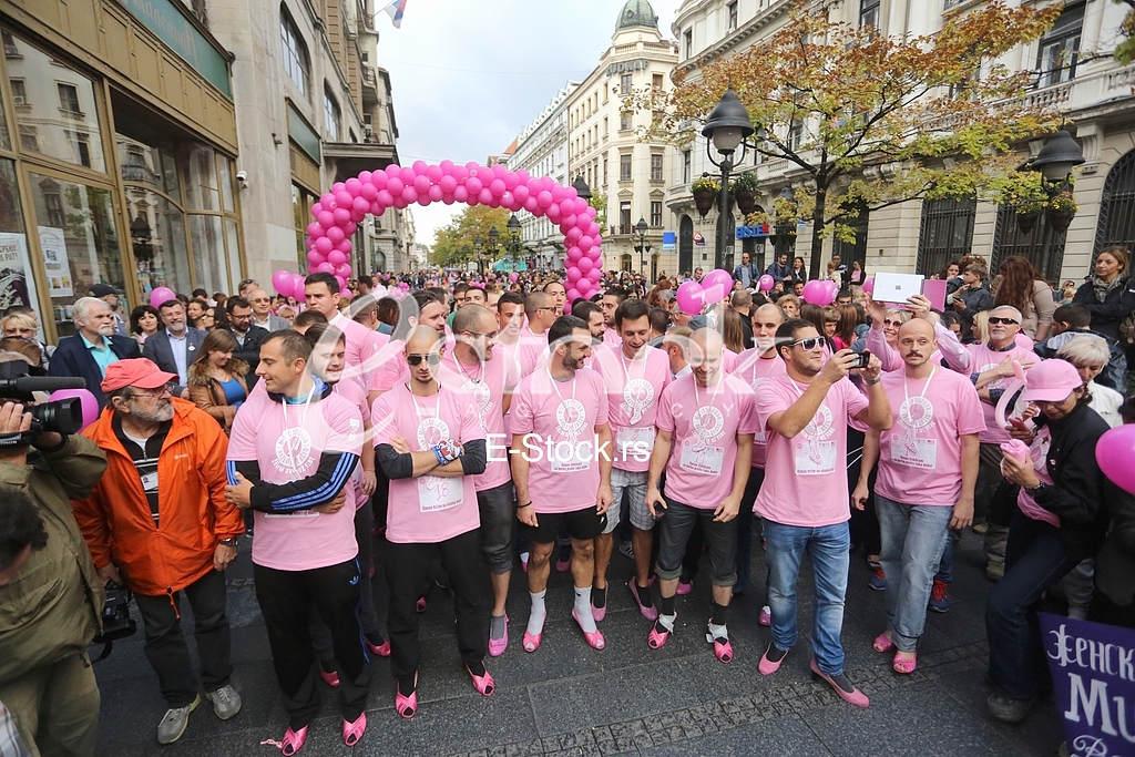 Race in the heels against Breast Cancer