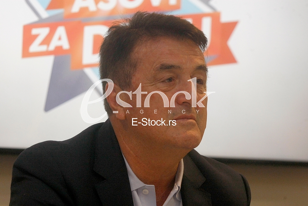 Press Conference on the charity football match to help children with cancer