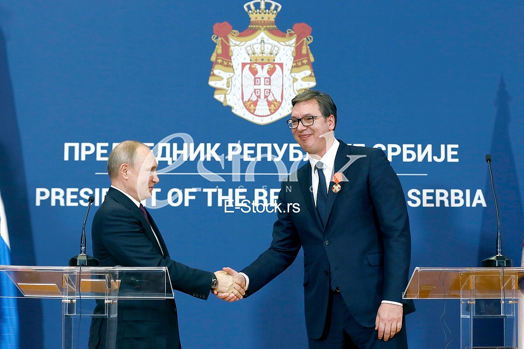 Vladimir Putin in Belgrade
