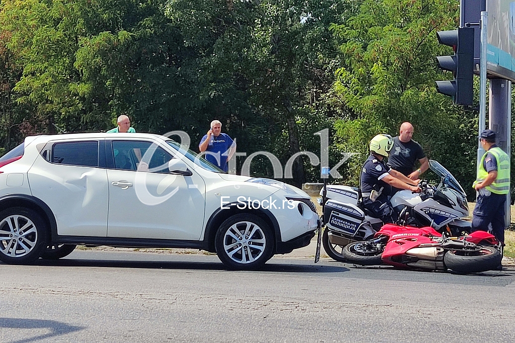 Saobracajna nezgoda motociklista