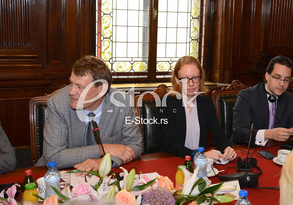 first official meeting International Monetary Fund with Serbia in the building of the National Bank of Serbia