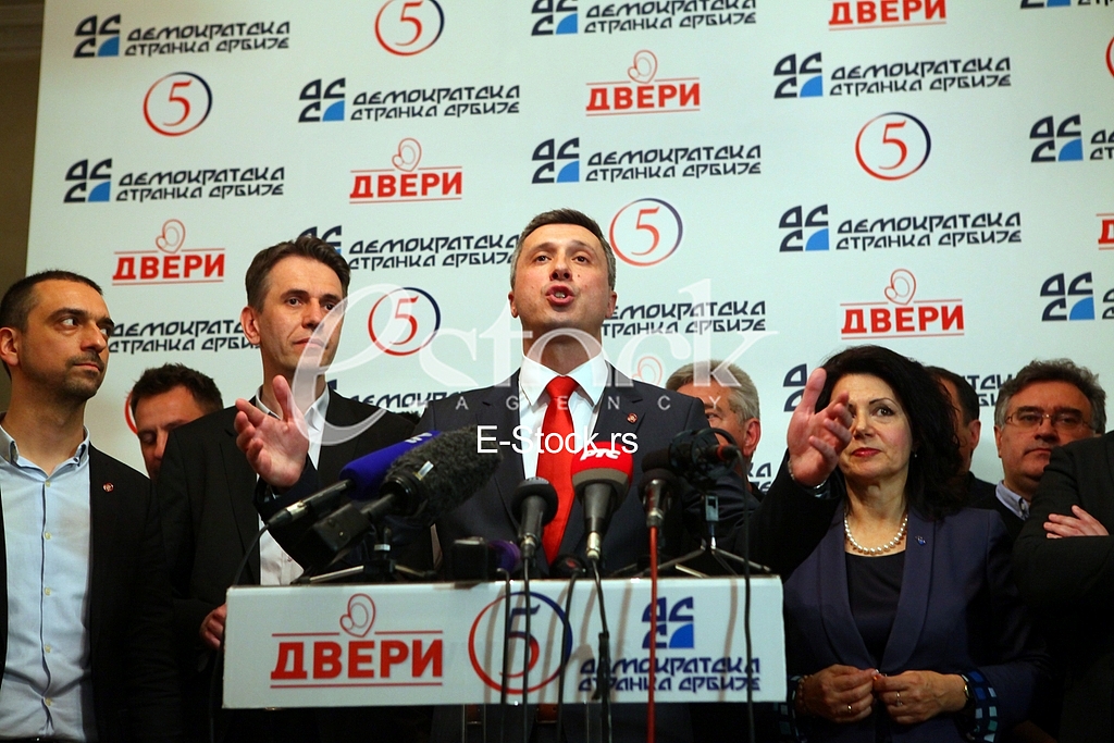Representatives of the coalition DSS-Dveri announced tonight reporters that their coalition will be in the next convocation