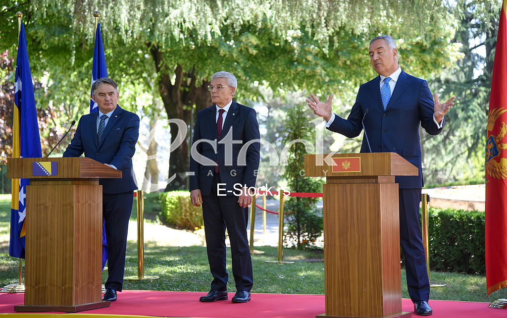 Milo Djukanovic Komsic Zeljko  Dzaferovic Sefik