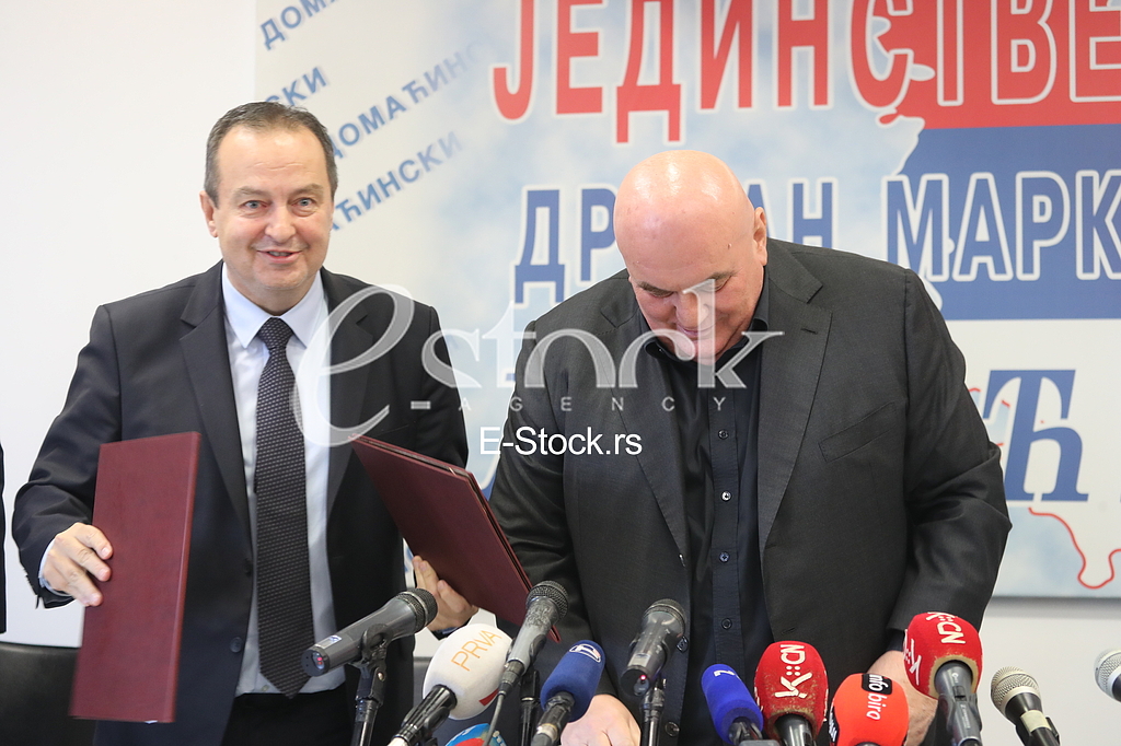 Ivica Dacic i Dragan Markovic Palma Sporazum