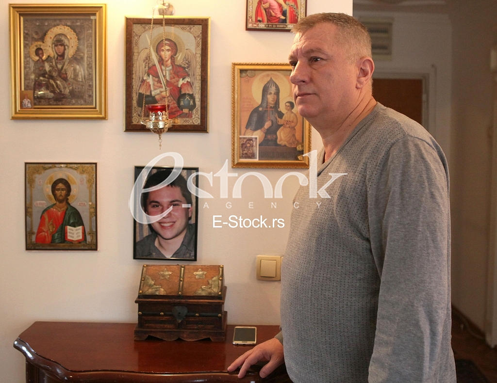 Bojan Jovanovic, otac Luke Jovanovica (21), kog je una Brankovom mostu u Beogradu mini kantrimenom usmrtio Marko Milicev (34),