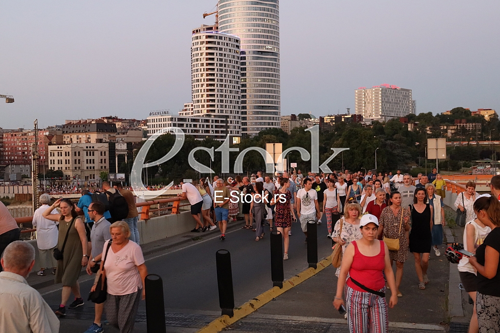 Protest Srbija protiv nasilja