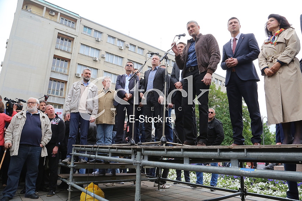 Protest political opposition in Serbia Protest political opposition in Serbia