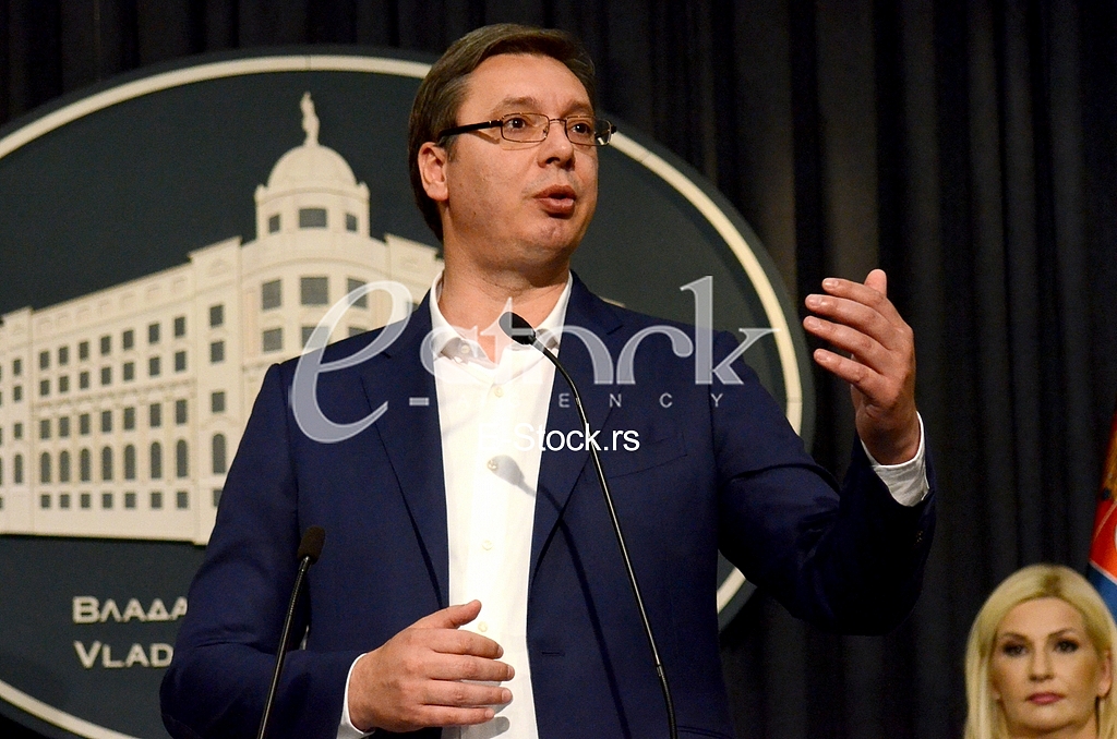 Serbian Prime Minister Aleksandar Vucic. Premijer Srbije Aleksandar Vučić