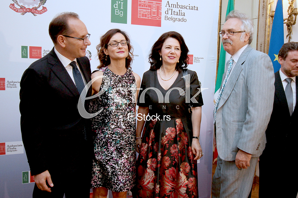 The reception at the Embassy of Italy