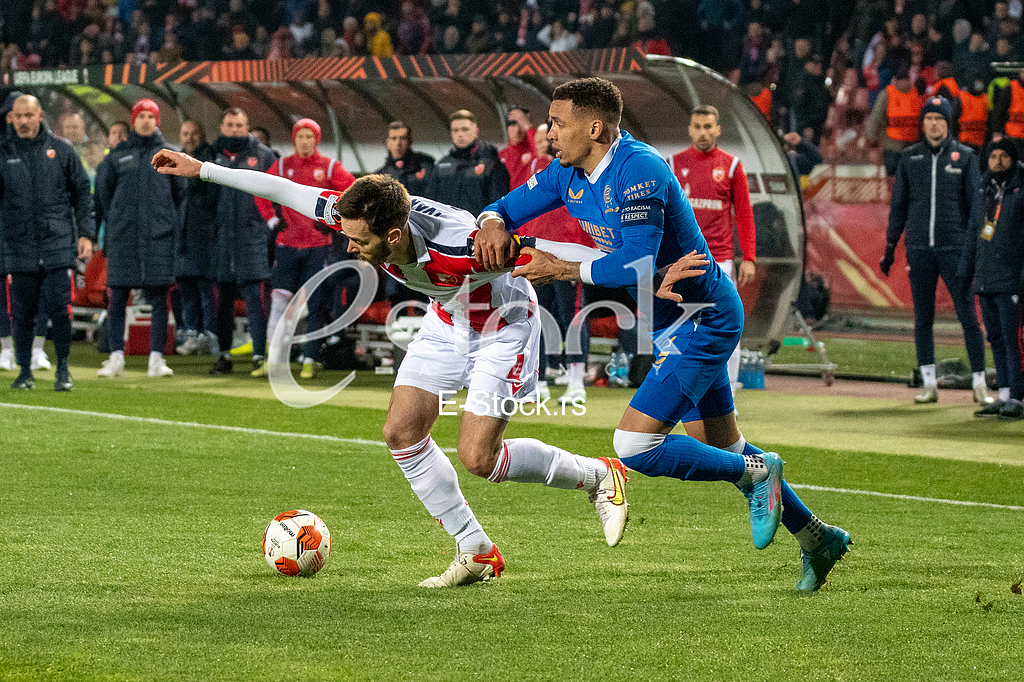Fudbal: 1/8 finala Lige Evrope, Crvena zvezda - Glazgov Rendžers