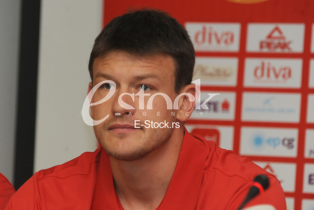 Press conference basketball team of Montenegro