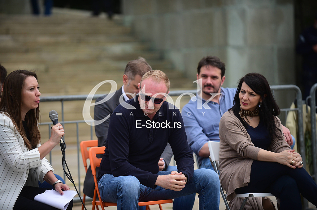Ana Stevanovic, Dragan Djilas i Marinika Tepic