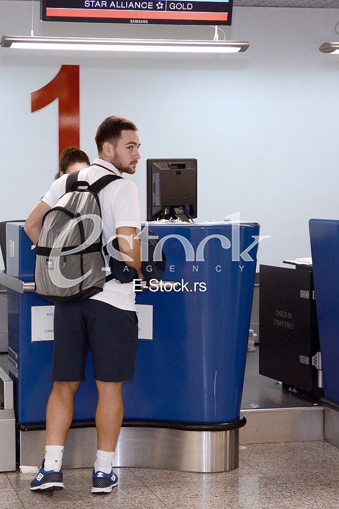 Football team travels to the European Championship in Poland.