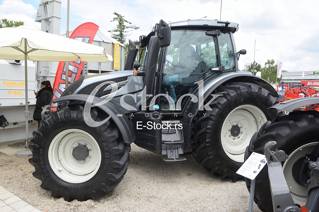 Agricultural machinery at fair