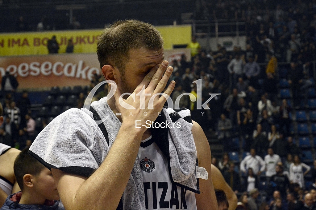 Partizan-Paok, (78:82), basketball game, FIBA league.