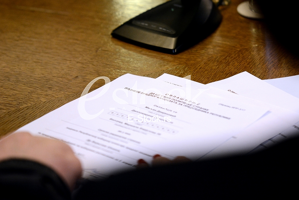 Submission of the nomination of the President, Vojislav Seselj.