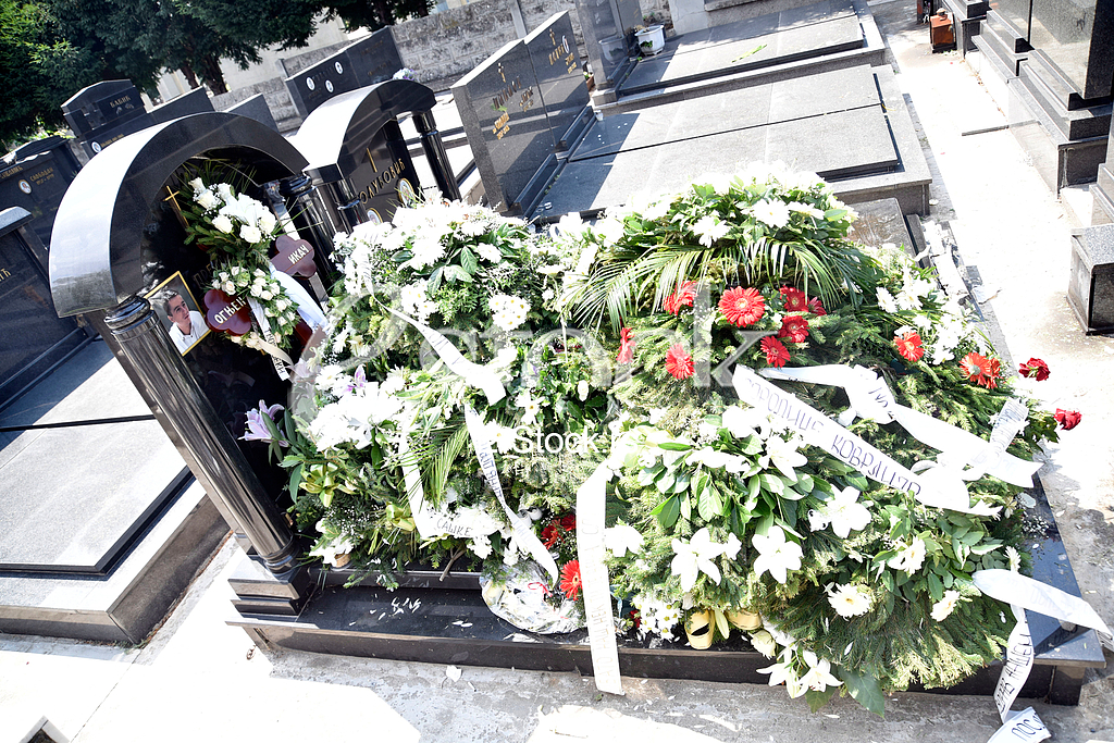 The funeral of a twenty-two year old Ognjen Ikac.