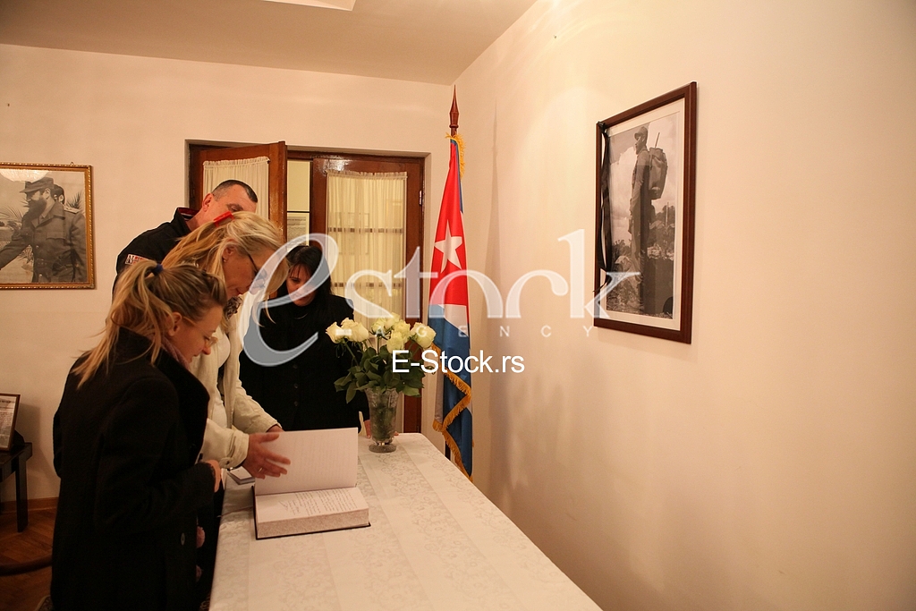 Embassy of Cuba in Serbia,Fidel Castro
