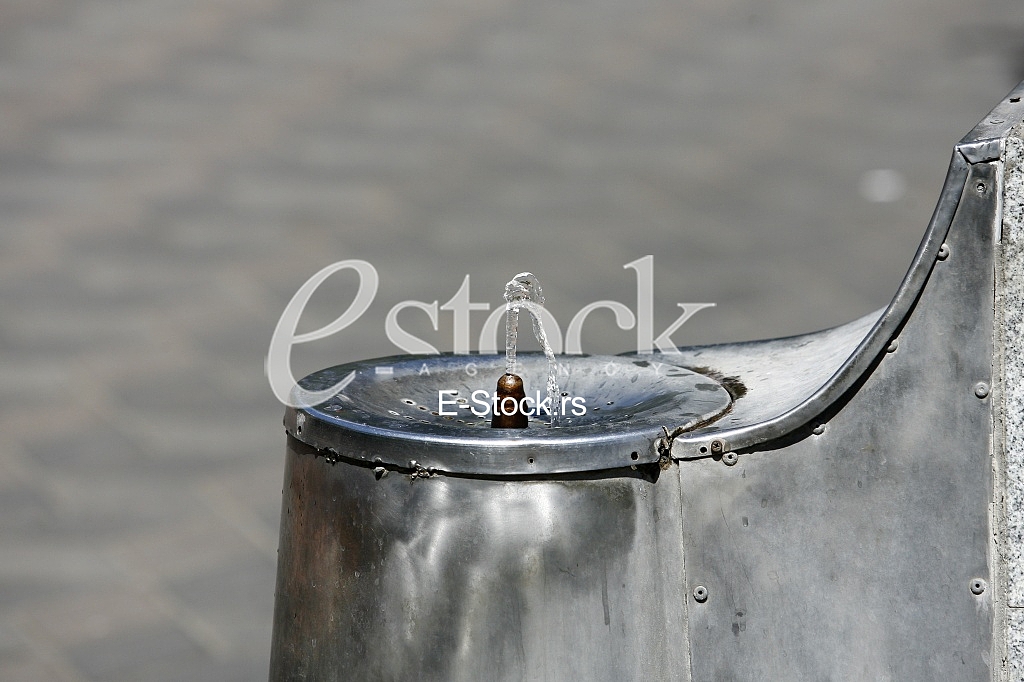 water fountain in open
