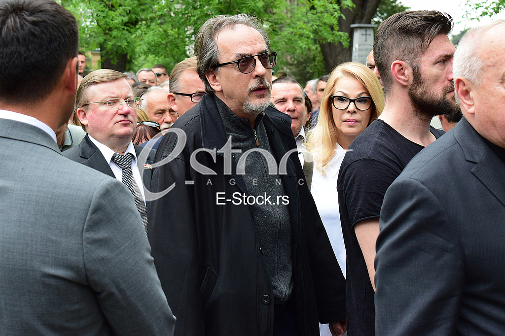 Sreten Karic funeral at New cemetery in Belgrade