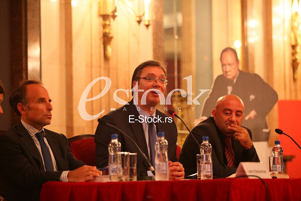 Serbian Prime Minister Aleksandar Vucic on the promotion of the book 