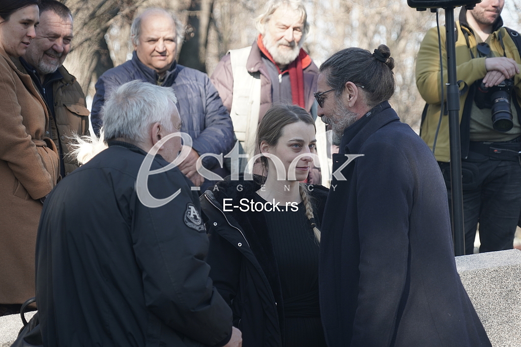 Ljubivoje Tadic, Sofija Uzunovic i Dragan Gagi Jovanovic