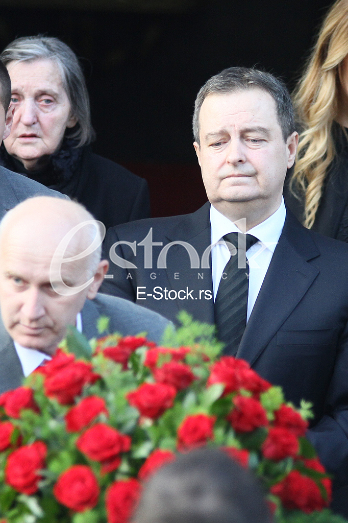 The burial of Desimir Dacic