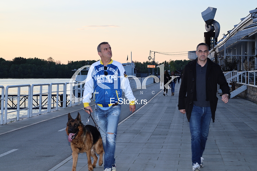 Sergej Trifunovic i pas Mile