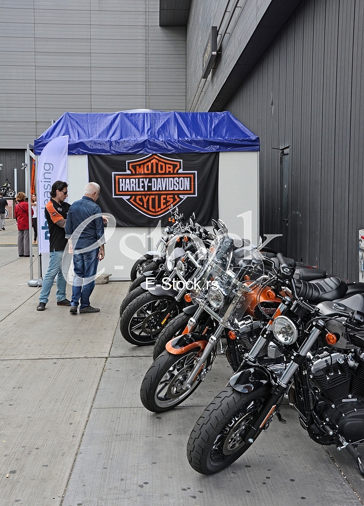 Promote and test drive of Harley Davidson