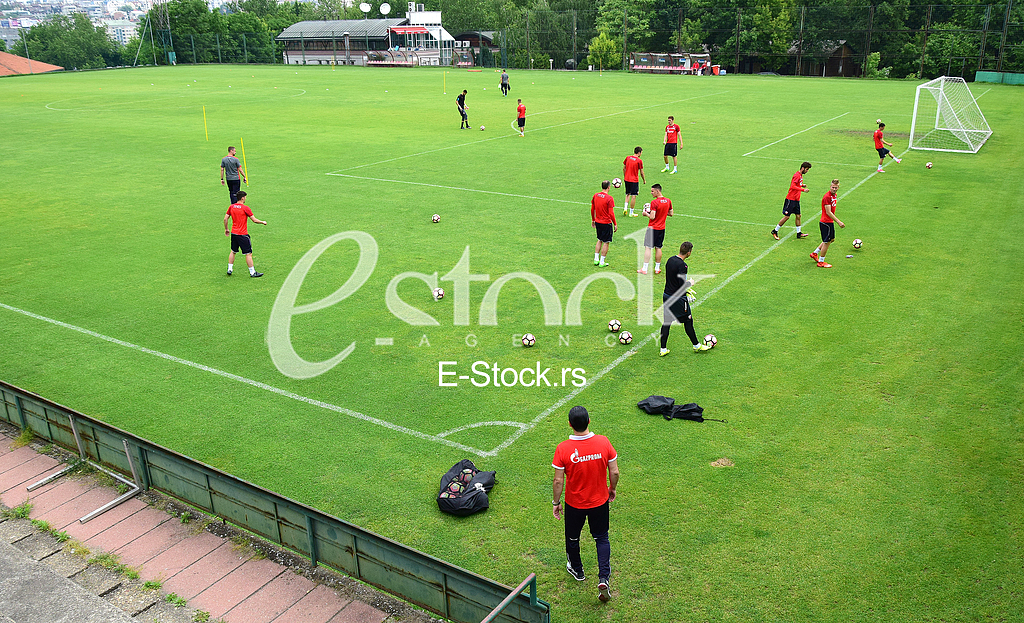  Training of football club Red Star