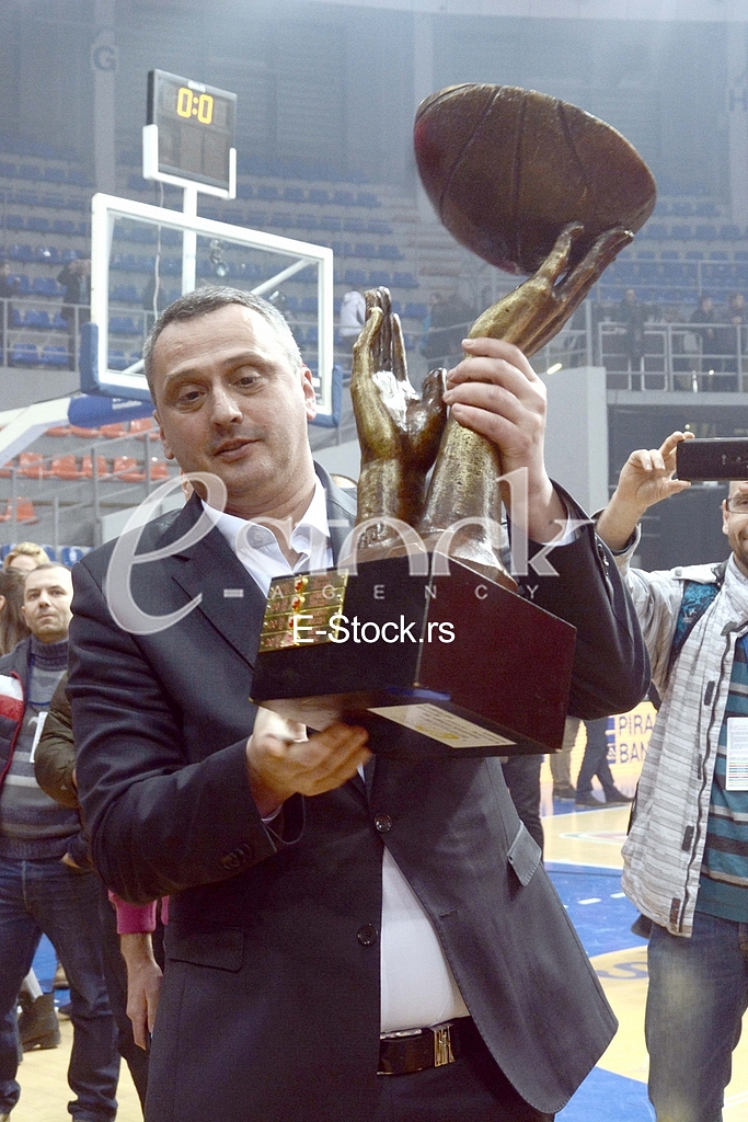 The final basketball game Korac Cup in Nis.