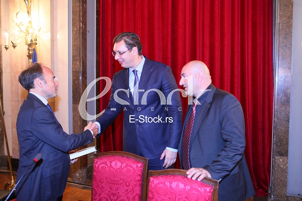 Serbian Prime Minister Aleksandar Vucic on the promotion of the book 