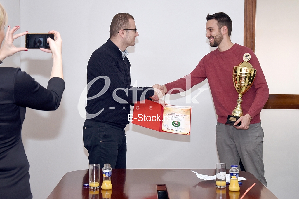 Animal's best friend award was given to Milos Djuricic
