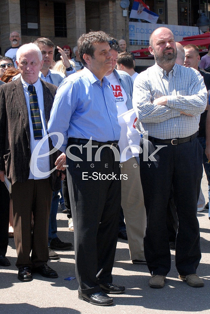 Protest gathering of Serbs 