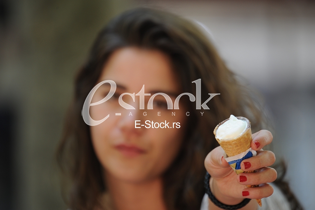 Ice cream on Belgrade streets