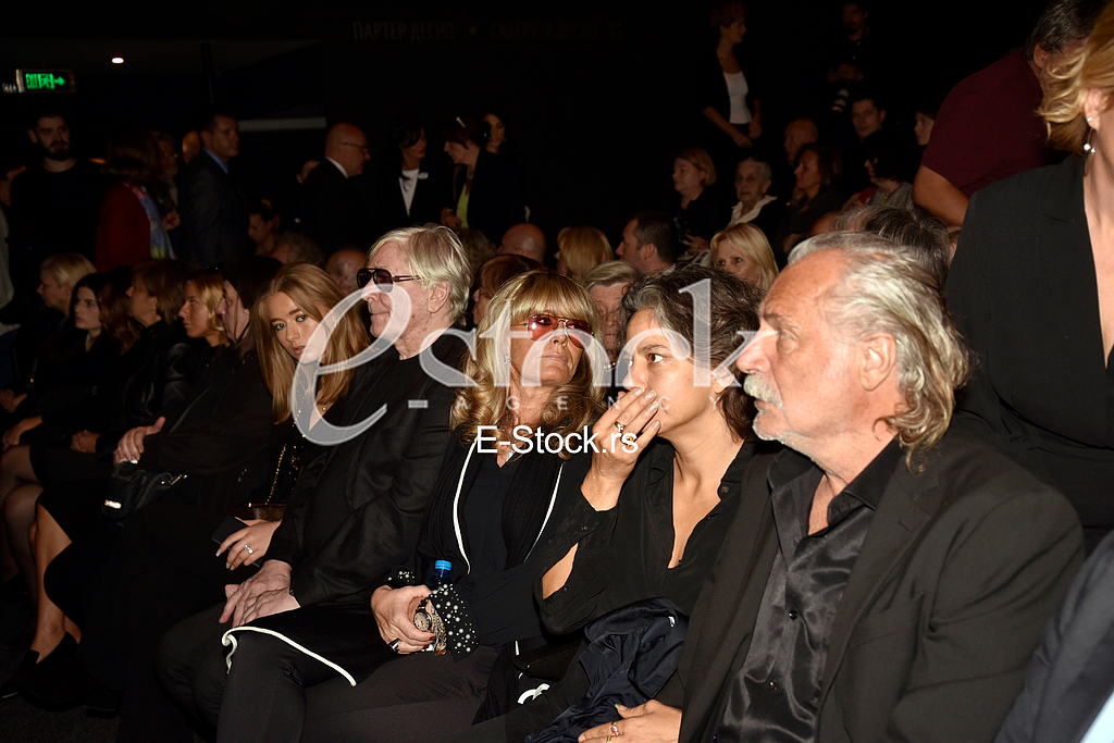 The funeral of actress Milena Dravic