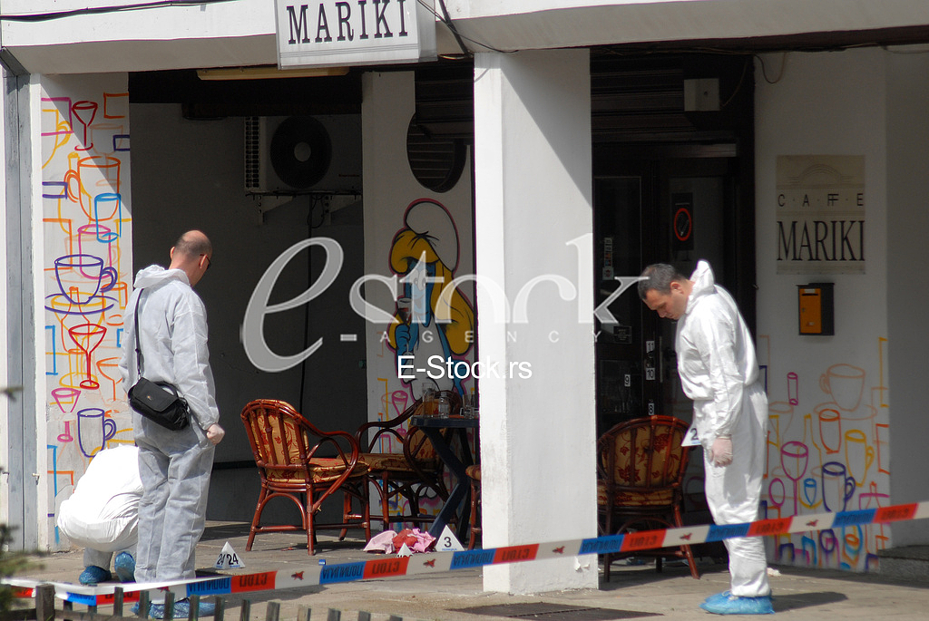 Shooting in the cafe Mariki