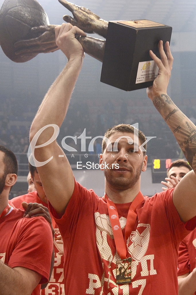 The final basketball game Korac Cup in Nis.
