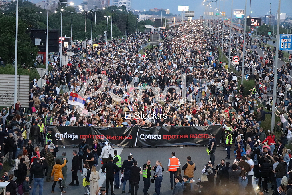 Protest Srbija protiv nasilja