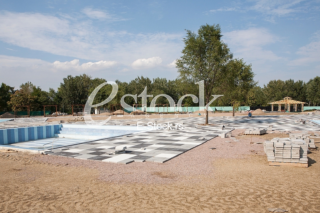 Aqua park construction site, Ada Ciganlija