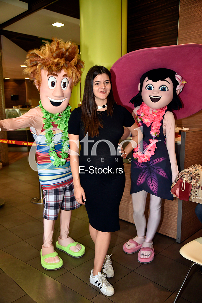 Press conference for the cartoon Hotel Transylvania third part