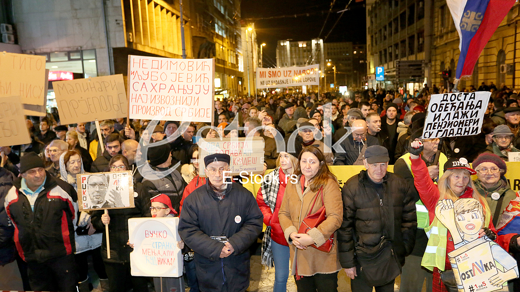The protest walk