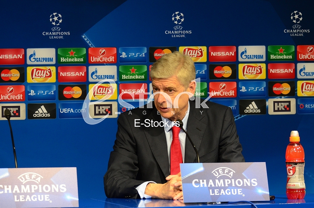 Press conference after the match of UCL