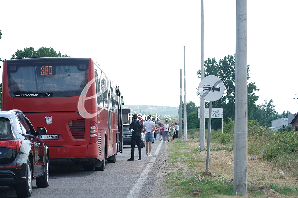 Zastoj  kod Ostuznice do Umke udes