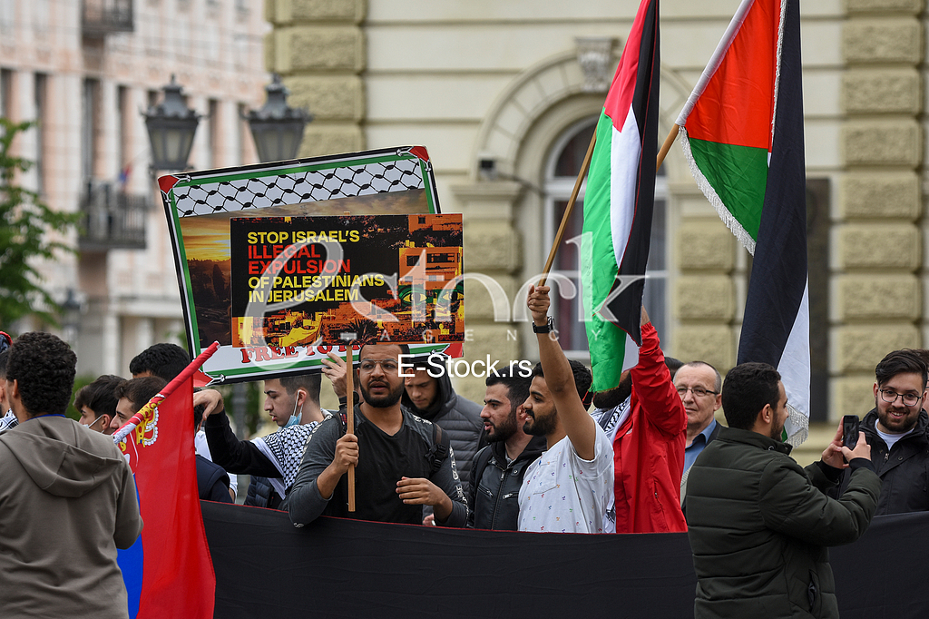 Protest podrske narodu Palestine