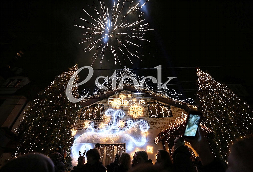 New Year's lighting