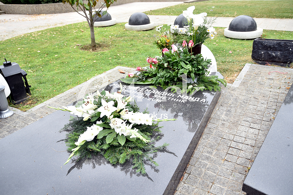 The second anniversary of the death of popular actor Milorad Mandic-Manda.