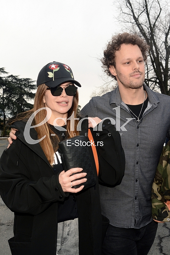 Severina and Igor Kojic at the hearing in UKP 