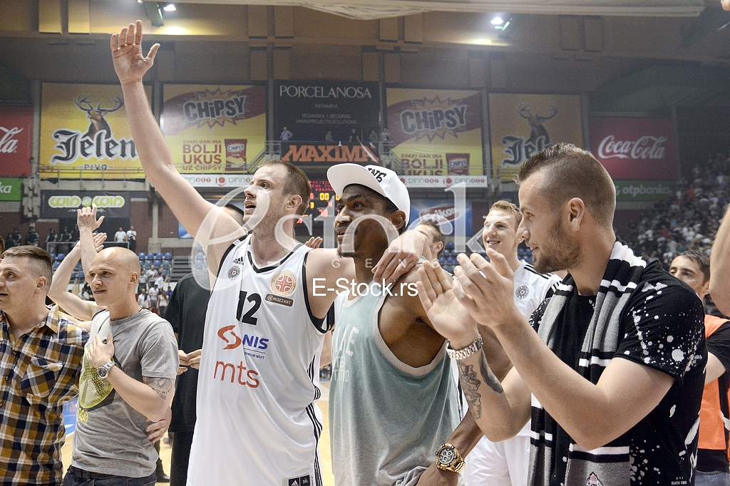  Partizan-Red Star, basketball derby game.