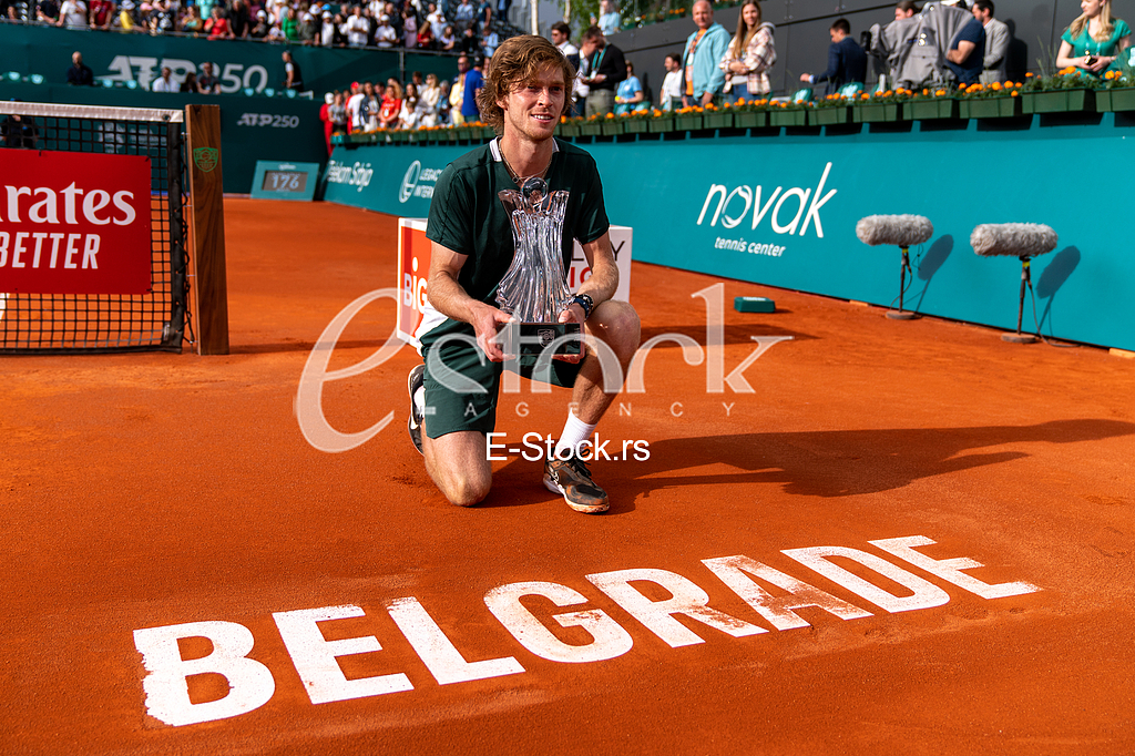 Tenis - Serbia open: Novak Đoković v Andrej Rubljov
